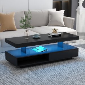 LED Coffee Table with Storage - WF307038AAB