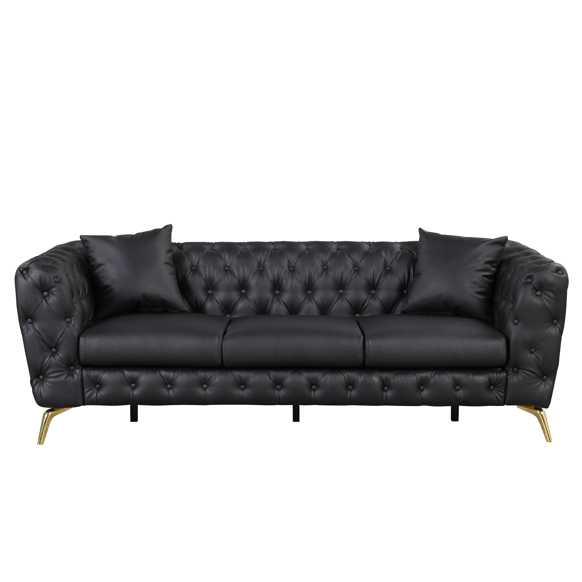 Modern Upholstered 3-Piece Sofa Sets with Sturdy Metal Legs - SG000990AAB