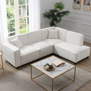 Modern Minimalist Style Sectional Sofa - GS000547AAA