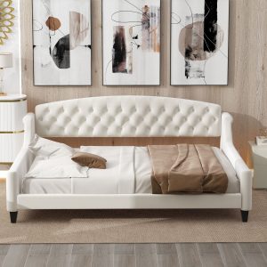 Modern Luxury Tufted Button Daybed, Twin Size - GX001009AAA