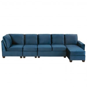 138*57" Modern L Shape Sectional Sofa - GS000419AAC