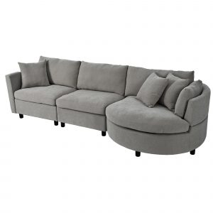 Three Indoor Cushioned Combination Sofas - WY000366AAE