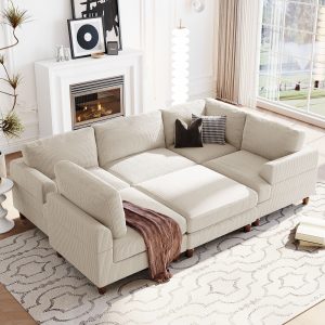 Modular Sectional Sofa with Ottoman - WY000373AAA
