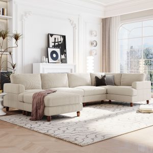 Modular Sectional Sofa with Ottoman - WY000373AAA