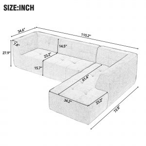 110.2*72.8" Modular Combination Living Room Sofa Set - SG0001240AAA