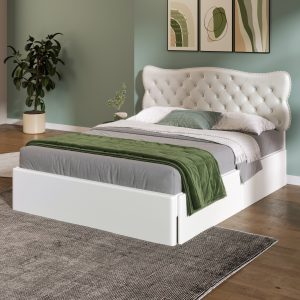 Queen Size Bed Frame With 4 Storage Drawers - GX001823AAK