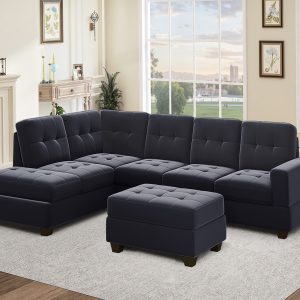 Modern Sectional Sofa with Reversible Chaise - SG000280AAA