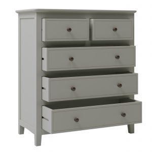 Solid Wood 5 Drawers Chest - WF530022AAG