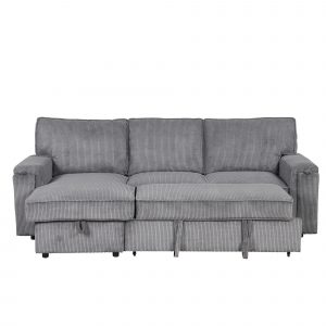 Upholstery Sleeper Sectional Sofa with Storage - WY000372AAE