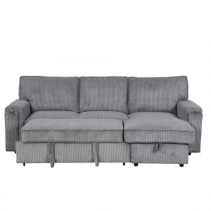 Upholstery Sleeper Sectional Sofa with Storage - WY000372AAE