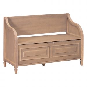 Rustic Style Solid Wood Entryway Storage Bench - WF317032AAD