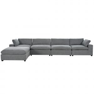 5-Seater Upholstered Oversize Modular Sofa - WY000370AAE