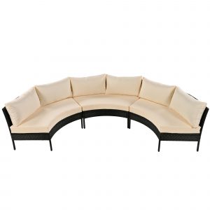 3 Piece Curved Outdoor Conversation Set - WY000377AAA