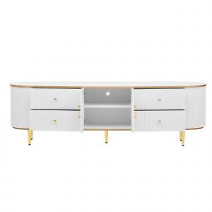 Entertainment Center with 4 Drawers and 1 Cabinet - SJ000117AAK