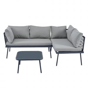 Modern Outdoor 3-Piece PE Rattan Sofa Set - SP100024AAE