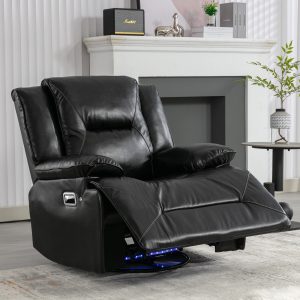 360° Swivel and Rocking Manual Recliner Chair - WF323621AAB
