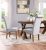 Fabric Padded Side Dining Chairs,Set Of 2