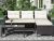 3 Pcs Outdoor Rattan Furniture Sofa Set With Cushions