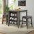 3 Piece Square Dining Table Set