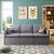 3-Seat Sofa Couch With Modern Linen Fabric