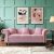 80″ Tufted Velvet Upholstered 3-Seater Sofa, 3 Pillows Included