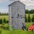 5.8ft * 3ft Outdoor Wood Lean-to Storage Shed