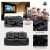 Home Theater Seating Manual Recliner, PU Leather