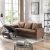 L-Shape 3-Seater Couch with Movable Ottoman