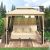 Outdoor Gazebo with Convertible Swing Bench