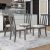 Fabric Dining Chairs with Seat Cushions, Set Of 4