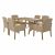7-Piece Outdoor Patio Dining Table Set