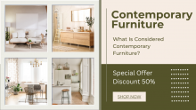 What Is Considered Contemporary Furniture?