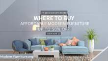 Where To Buy Affordable Modern Furniture?