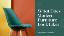 What Does Modern Furniture Look Like?